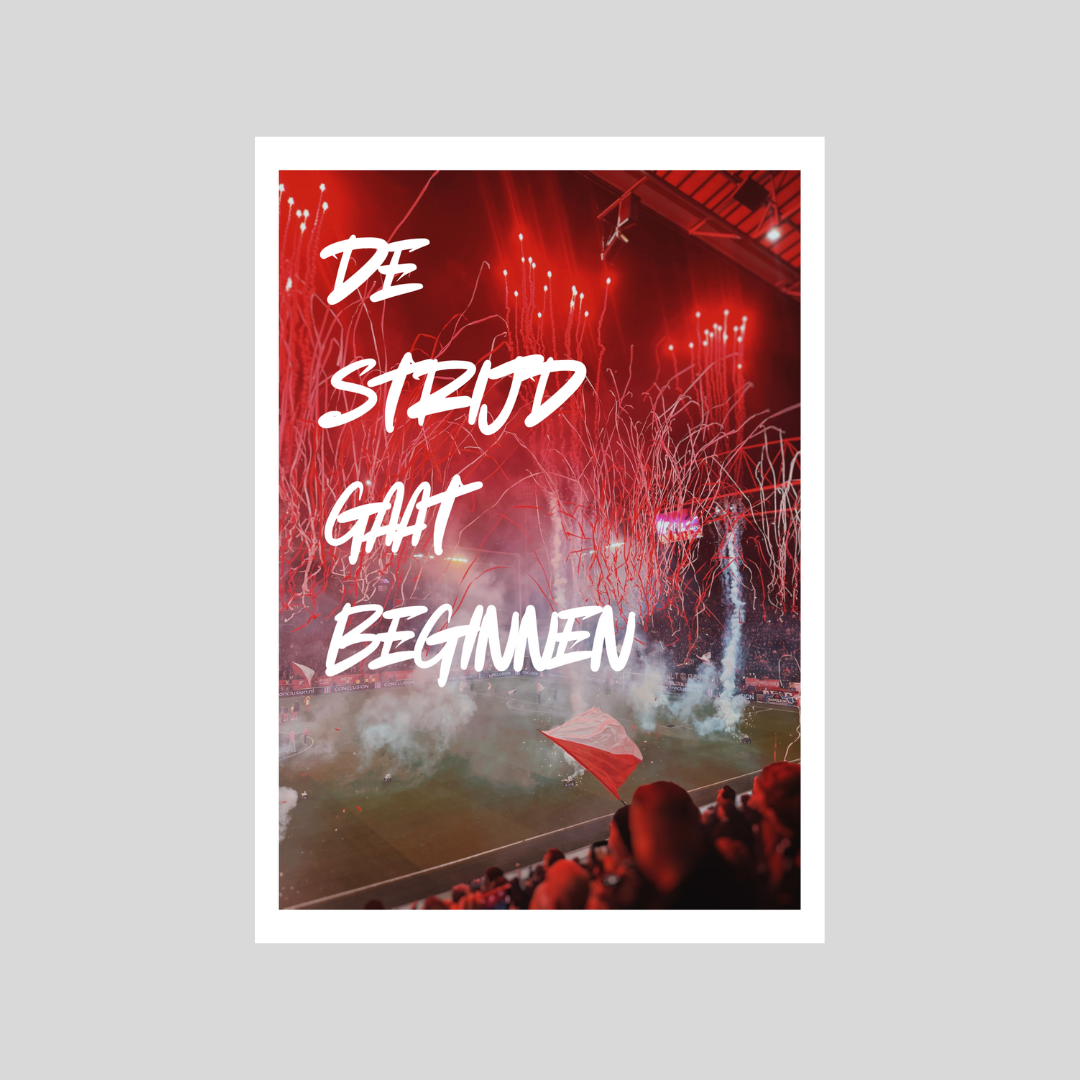 DE STRIJD GAAT BEGINNEN